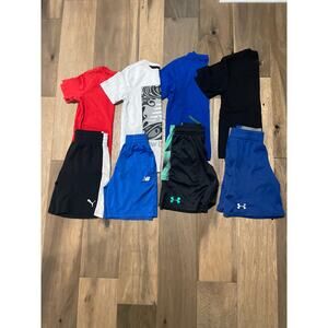 Boys Clothing Bundle – Size 8 (Under Armour, Adidas, New Balance)